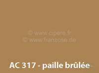 citroen 2cv color spray cans 400ml ac 317 paille brulee P20374 - Image 1