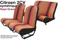 citroen 2cv complete seat covers sets covering front P18802 20260520171555 - Image 1