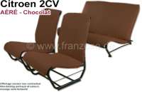 citroen 2cv complete seat covers sets covering front rear P18822 - Image 1