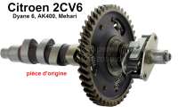 Citroen-2CV - Camshaft completely with bearings. Suitable Citroen for 2CV6. Original Citroen, no reprodu