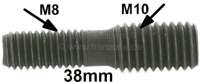 Peugeot - Stud bolt M8 on M10. 38mm lengths. Special production!