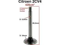 citroen 2cv cylinder head valve 2cv4 exhaust 435cc engine measurement 34x85x882 P90869 - Image 1