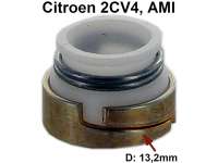Citroen-DS-11CV-HY - Valve stem seal inlet, for AMI6, 2CV4. Inside diameter 7,8mm, outside diameter 9,9mm-13,2m