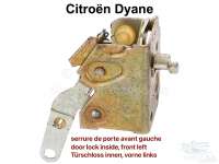 Citroen-2CV - Dyane, door lock inside, front left. Suitable for Citroen Dyane. Not suitable for Acadiane
