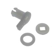 Alle - 2CV, front interior door lock: repair kit consisting of 3 plastic parts. This can be used 