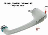 citroen 2cv door locks handles handle inside left plastic colour grey ds pallas P38682 - Image 1