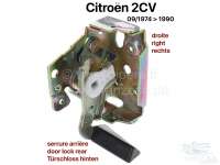 citroen 2cv door locks handles lock inside rear right P16235 - Image 1