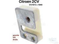 Citroen-2CV - 2CV, Door lock, striker plate on the left (door side Installed). Suitable for Citroen 2CV,