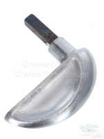Alle - 2CV old, door handle rear, outside, square with 1 stage. Suitable for Citroen 2CV to year 