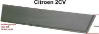 Citroen-2CV - Door repair sheet metal outside, door at the rear left, for Citroen 2CV.