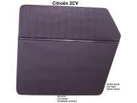 Citroen-2CV - Door lining at the rear right, high version. Suitable for Citroen 2CV to about year of con