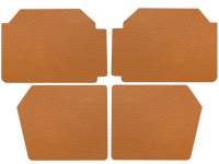 Citroen-2CV - Door linings completely for in front + rear (4 fittings). High version. Suitable for Citro