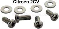 citroen 2cv door window front screw set stainless steel P16390 - Image 1