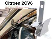 Citroen-2CV - 2CV, Door disk in front on the left. Front stop for the window frame. Suitable for window 