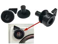 Alle - 2CV, special window holder (1 pair, for left + right). Suitable for Citroen 2CV. These win