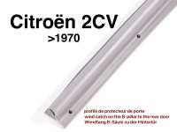 Citroen-2CV - 2CV, wind catch on the B-pillar to the rear door. Colour grey. Left + right fitting. For C