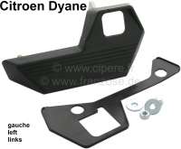 Sonstige-Citroen - Dyane door handle, outside, in front on the left. Color: black. The door handle are suppli