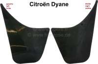 Citroen-2CV - Dyane, fender in front: Mud flap on the left + on the right (1 pair)
