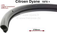 Citroen-2CV - Dyane, seal for the luggage compartment lid. Suitable for Citroen Dyane. Length: 2700mm. T