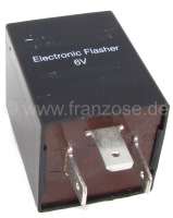 Citroen-2CV - Flasher relay 6 Volt. For Citroen 2CV, DS, HY, Renault R4, Renault rear engines etc.