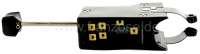 citroen 2cv electric dashboard light horn switch black reproduction P14228 - Image 2