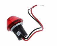 Sonstige-Citroen - Red indicator light, large, cone-shaped (LED), 6 Volt. Reproduction of the original lights