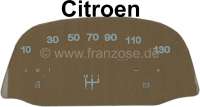 citroen 2cv electric dashboard speedometer screen 130kmh printing P17539 - Image 1