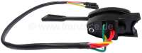 Alle - Turn signal switch at the steering column, color black. Reproduction. Suitable for Citroen