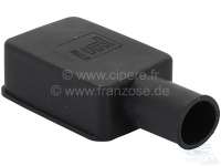 Renault - Battery pole protecting cap from rubber. Color: black. Length: 52mm. Width: 35mm. Short si