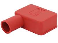 Peugeot - Battery pole protecting cap from rubber. Color: red. Length: 52mm. Width: 35mm. Long side 