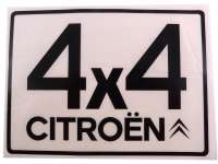 citroen 2cv emblems emblem 4x4 mehari 150 x 110 mm P16995 - Image 1