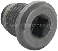 Citroen-2CV - Oil drain screw magnetically, suitable for Citroen 2CV, HY, DS, 11CV (with oil pan out of 