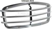 Citroen-DS-11CV-HY - Radiator grill from aluminum, Design 3 bar. Suitable for Citroen 2CV starting from year of
