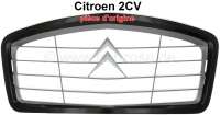 Sonstige-Citroen - 2CV, Radiator grill from synthetic (original), color grey, with black frame. Suitable for 