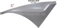 Alle - 2CV, Valence panel on the left for Citroen 2CV. (attached sheet metal between fender and b