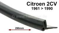 Citroen-2CV - 2CV, Valence panel, rubber seal between Valence panel and a-post (front wall). Suitable fo