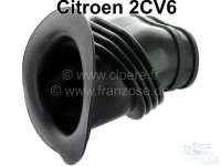 Citroen-2CV - Exhaust air hose from rubber, for Citroen 2CV6. Special preparation. This hose is an genui