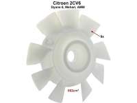 citroen 2cv engine cooling fan blade 2cv6 9 vanes ornr P10047 - Image 1