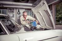 Sonstige-Citroen - Engine oil 20W50 HTX von TOTAL/elf (2 liters tin can). Special oil for vintage cars, start