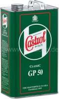 Alle - Engine oil Castrol Classic 20W50, filled up in a beautiful sheet metal can. Special oil fo