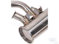 Citroen-2CV - 2CV6, exhaust from high-grade steel, completely with front muffler. For Citroen 2CV6. The 