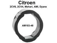 Citroen-2CV - 2CV6, rear muffler rubber band. For the securement of the silencer at the floor pan on the