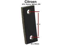Citroen-2CV - 2CV6, tail pipe securement rubber short. This rubber is for the centric securement. Hole s