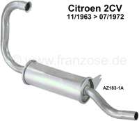 citroen 2cv exhaust system old front muffler one P11080 - Image 1