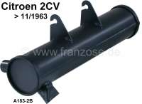 Alle - 2CV old, rear mufflers for Citroen 2CV to year of construction 11/1963.  Good reproduction