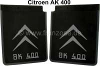 Citroen-2CV - Fender rear. Mud flap rear (1 pair). Suitable for Citroen AK (2CV Van)