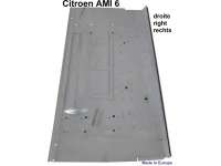 Citroen-2CV - Ami6, floor pan on the right completely, with all flanges and reinforcement. Reproduction,