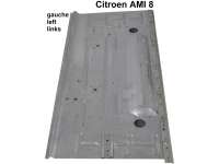 Citroen-2CV - AMI8, floor pan on the left, completely with all connectors and reinforcement. Suitable fo