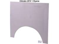 Alle - 2CV, floorpan plate centrically for the original chassis of Citroen 2CV, Dyane. (semicircu