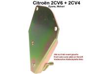 Citroen-2CV - Front axle cover plate on the left, with stud bolt (12mm diameter) for the securement of t